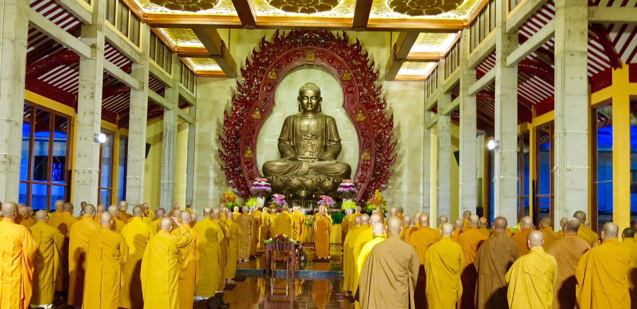 The Vietnam Quoc Tu national pagoda in Ho Chi Minh City