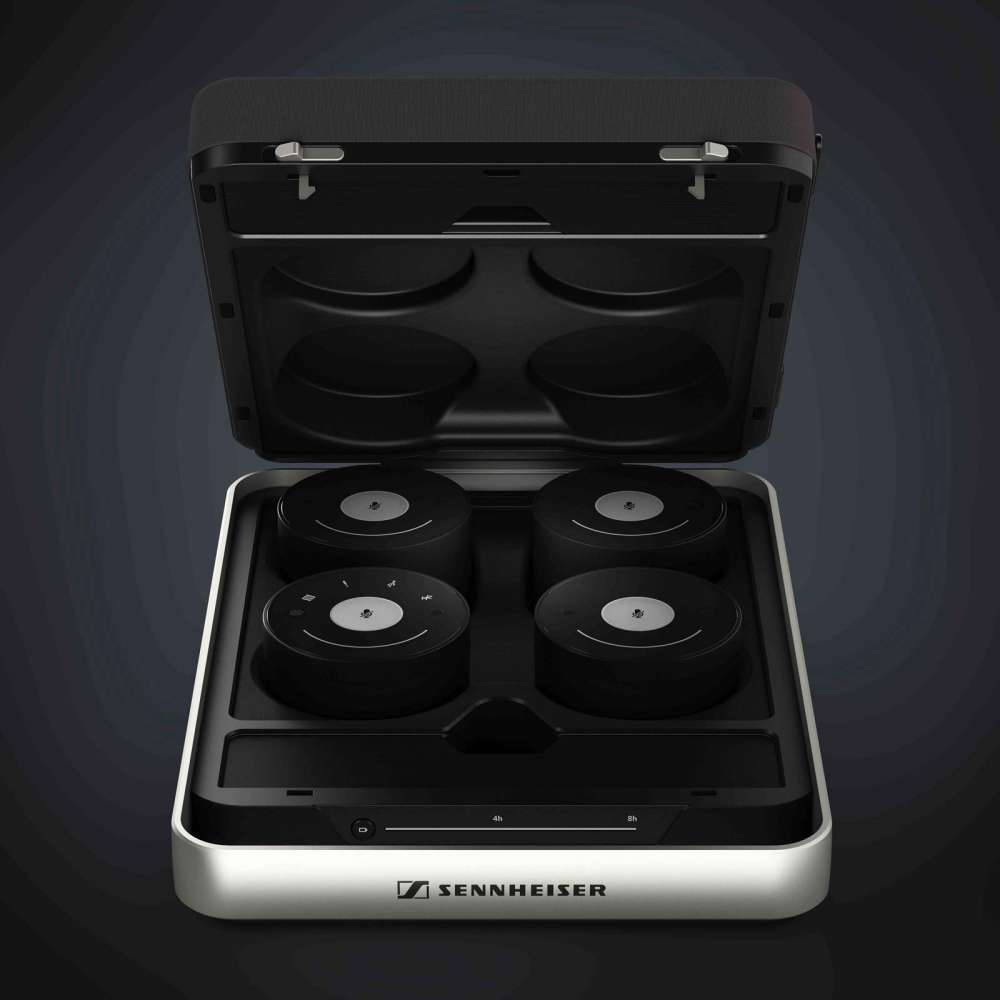 The Sennheiser TeamConnect Wireless case set