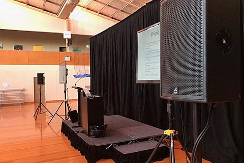 Christian College required a versatile, portable audio system capable of delivering high output and pristine clarity