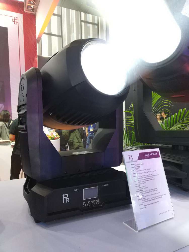 PR Lighting debuted a number of new fixtures at this year’s GET Show at Guangzhou’s Poly World Trade Centre PR Lighting debuted a number of new fixtures at this year’s GET Show at Guangzhou’s Poly World Trade Centre