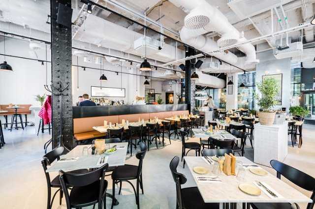 Usine adds a touch of French industrial flair to the heart of Stockholm’s business district