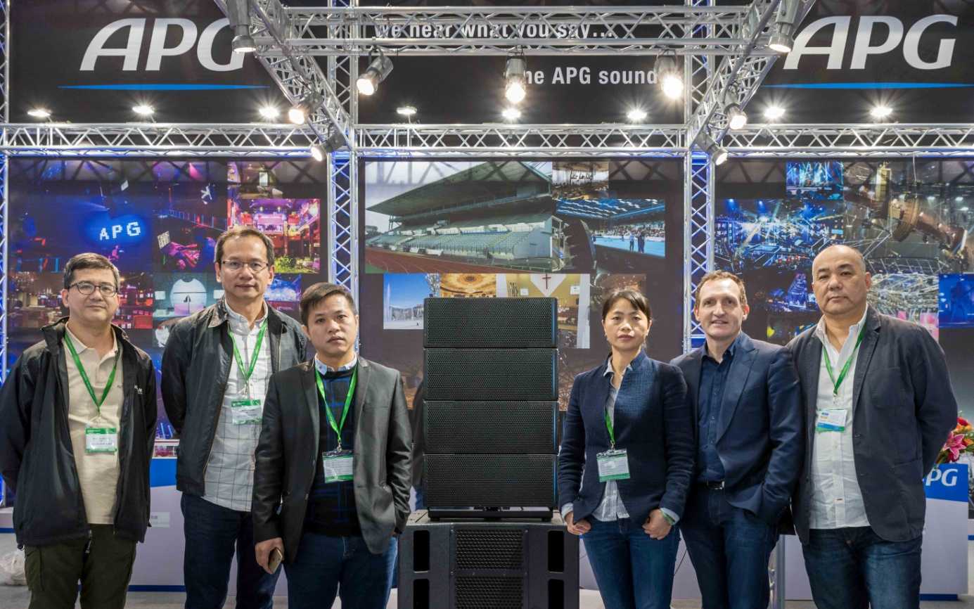 Gregory Dapsanse from APG with TR Audio at PL+S Guangzhou Gregory Dapsanse from APG with TR Audio at PL+S Guangzhou