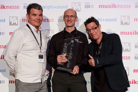 Based on voting by over 100 journalists, the award was presented at the Prolight + Sound