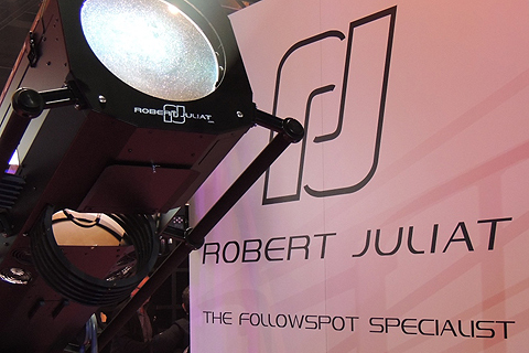 Robert Juliat, the followspot specialist, unveiled new powerful 600W LED followspots, Oz and Alice at Prolight+Sound 2017