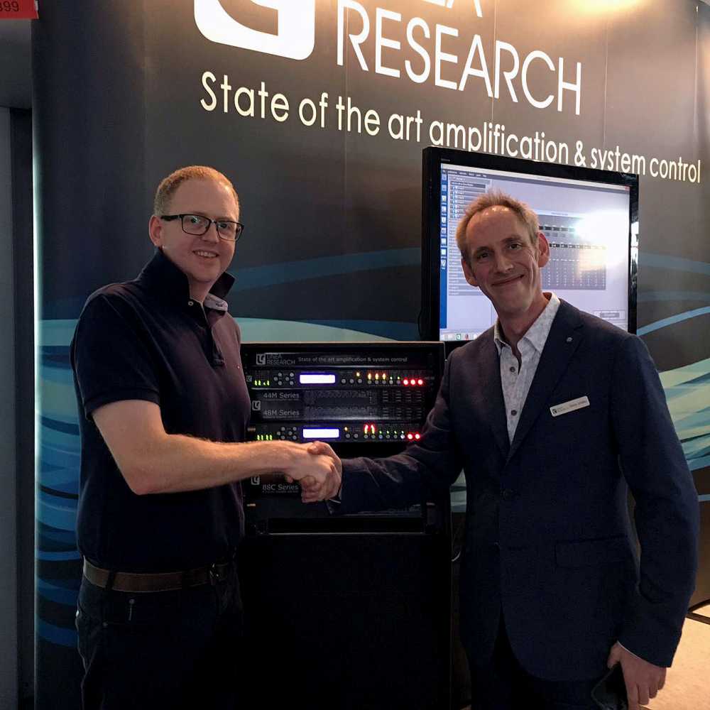 Brett Masters and Linea Research’s Davey Smalley at PL+S 2017 Brett Masters and Linea Research’s Davey Smalley at PL+S 2017