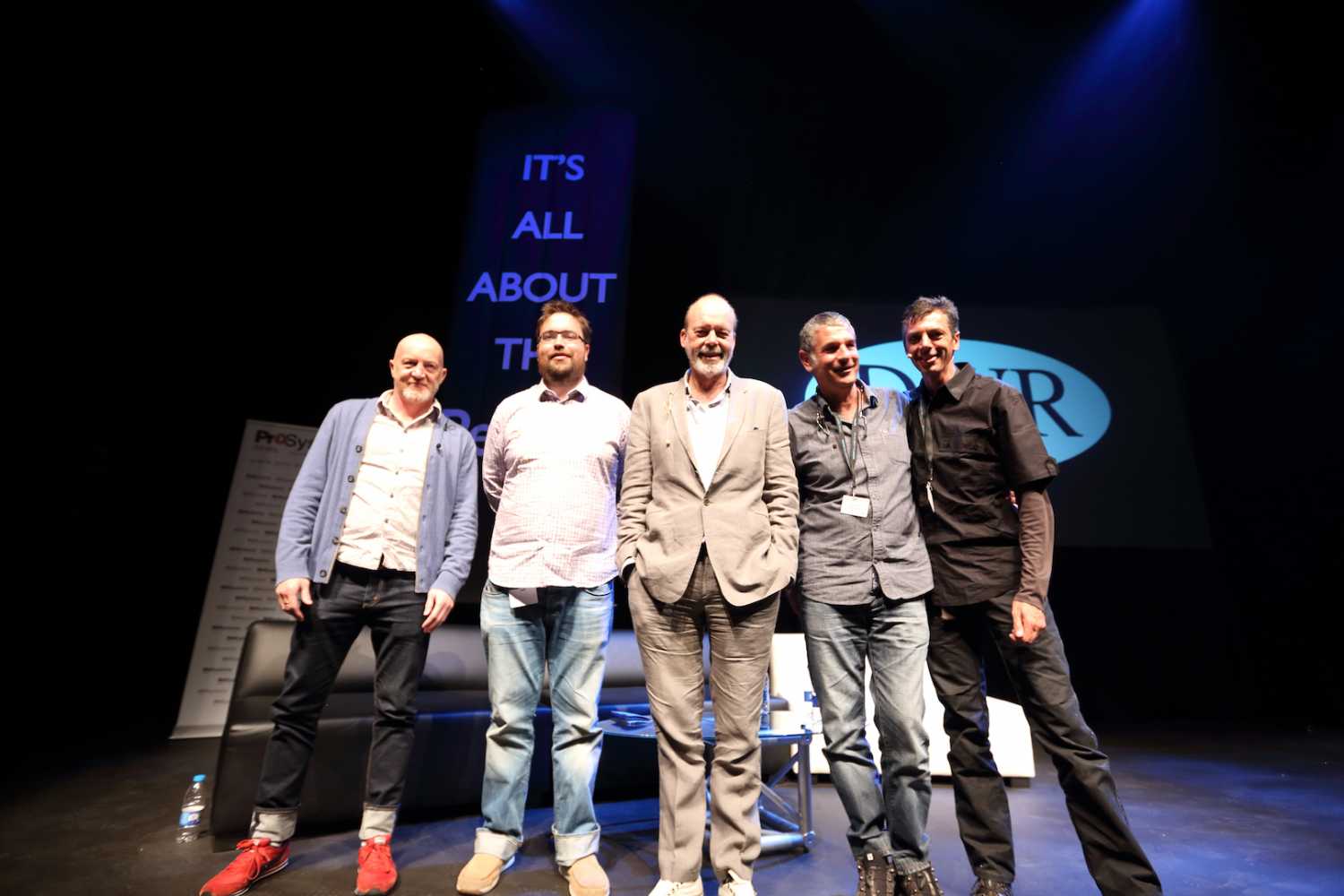 James Sey (Pro-Systems), Roland Greil, Patrick Woodroffe, Ofer Lapid (Gearhouse SA), Duncan Riley (DWR) James Sey (Pro-Systems), Roland Greil, Patrick Woodroffe, Ofer Lapid (Gearhouse SA), Duncan Riley (DWR)