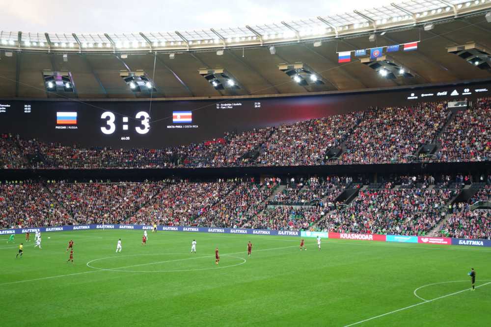 Edelweiss Audio has completed the sound installation at Krasnodar Stadium Edelweiss Audio has completed the sound installation at Krasnodar Stadium