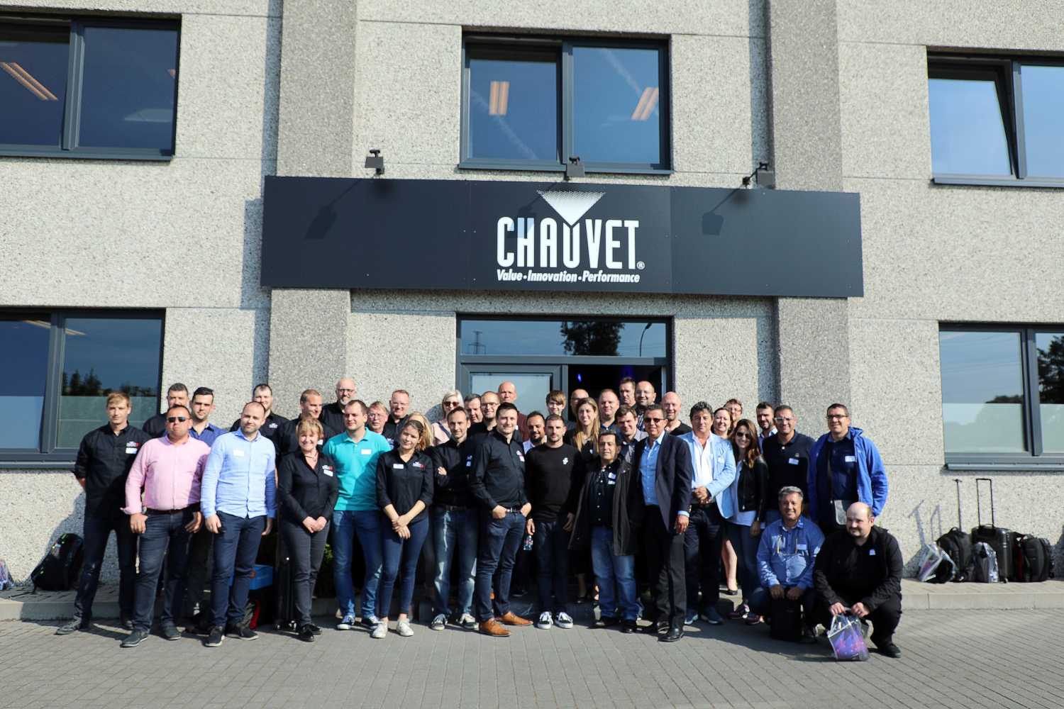 European distributors met at Chauvet’s European HQ near Ghent, Belgium