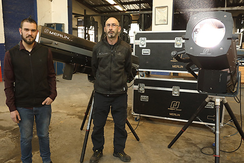 Gearhouse South Africa’s Pierre Huskisson and Adrian Skinner with their new Merlins