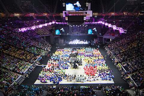 More than 17,000 attendees including 8,000 students from 21 countries gathered to compete