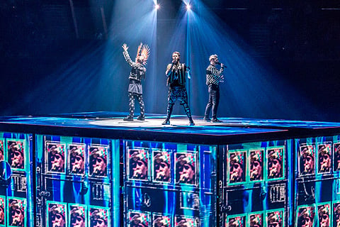 Take That’s Wonderland tour kicked off at the Genting Arena, Birmingham (photo: Kris Goodman)