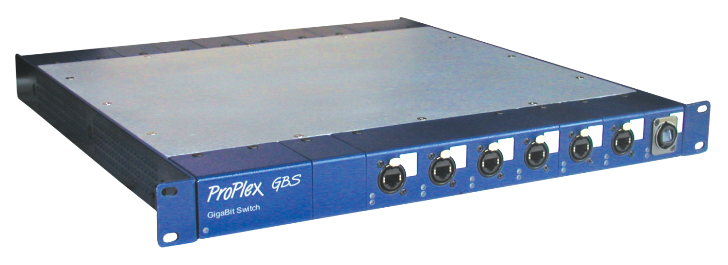 Integral to the show lighting’s networking and data distribution are four ProPlex GBS Gigabit switches