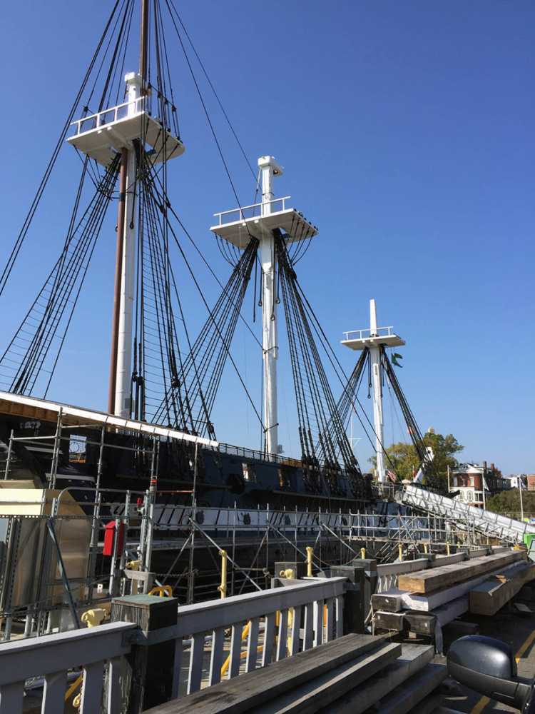 The ship is undergoing as three-year restoration programme