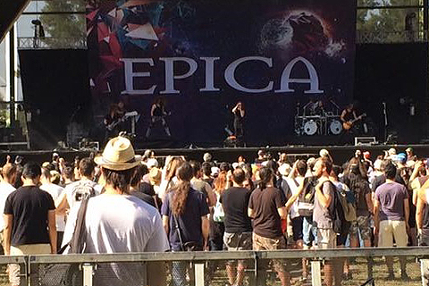 Epica is appearing at a wide variety of venues from arenas, to music halls, to festival stages