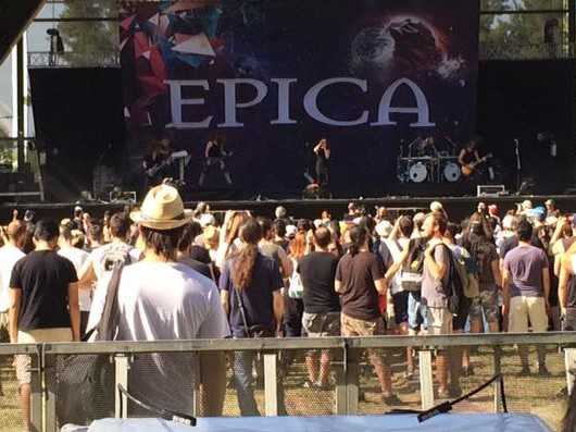 Epica is appearing at a wide variety of venues from arenas, to music halls, to festival stages