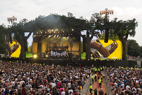 Kings of Leon play Hyde Park (photo: Jessica Gilbert)