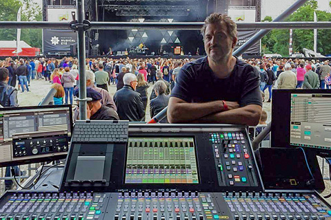 Ivan Herceg, Front of House engineer for French-Israeli singer and songwriter, Amir