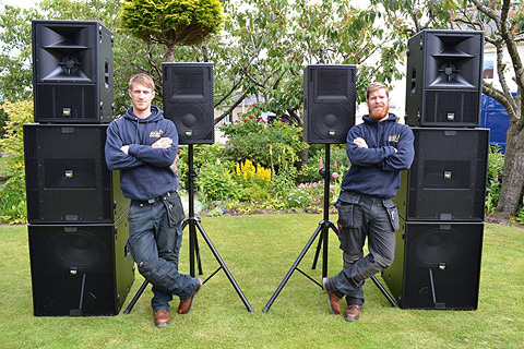 PA Sound Systems in Elgin is run by brothers Jamie and Ryan