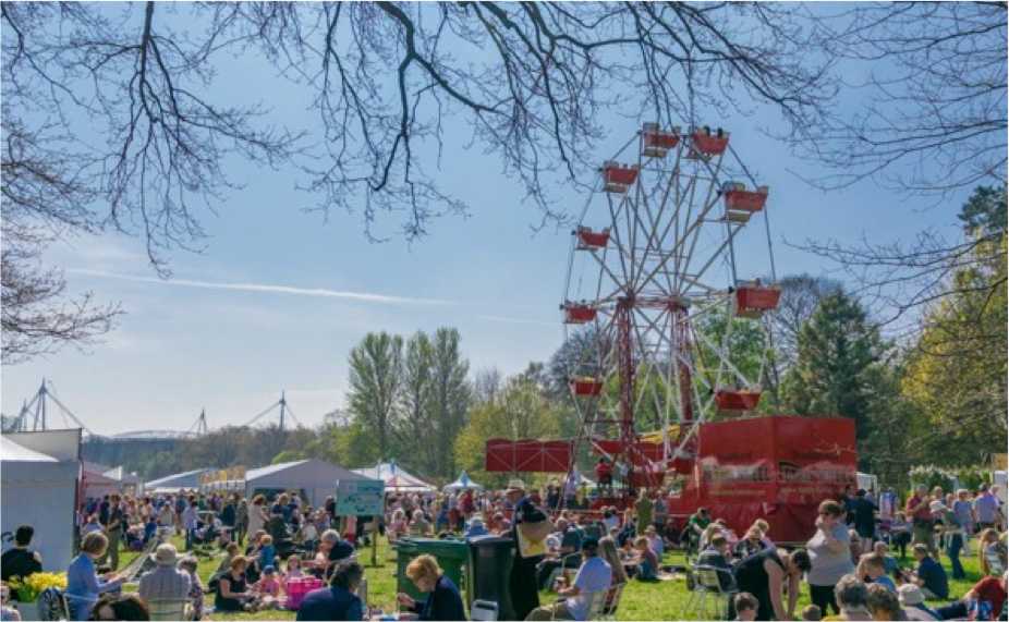 The 2017 edition took place in April at Bute Park and Arboretum, in the shadow of Cardiff Castle