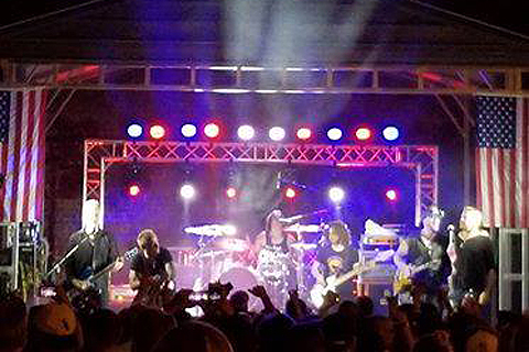 Puddle of Mud and Saving Abel visited the Boiler Room, in Kewanee, IL for a sold-out show