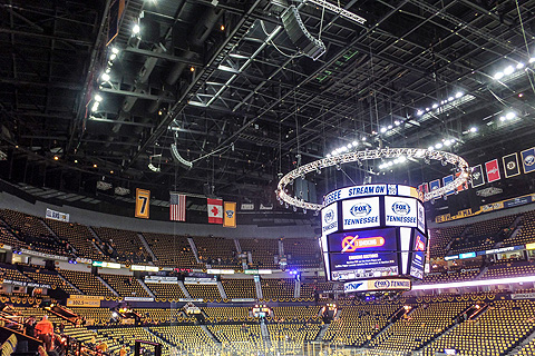 Bridgestone Arena – home to the Nashville Predators