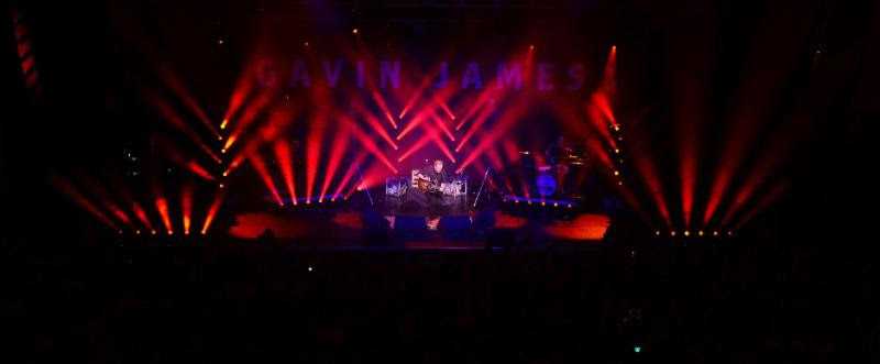 Singer-songwriter Gavin James performing at the INEC Killarney