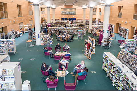 Jubilee Library is at the heart of a multi-million pound redevelopment scheme