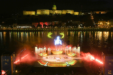 The opening ceremony of 17th FINA World Championships Budapest 2017 (© Show - ECA2 /Julien Panié)