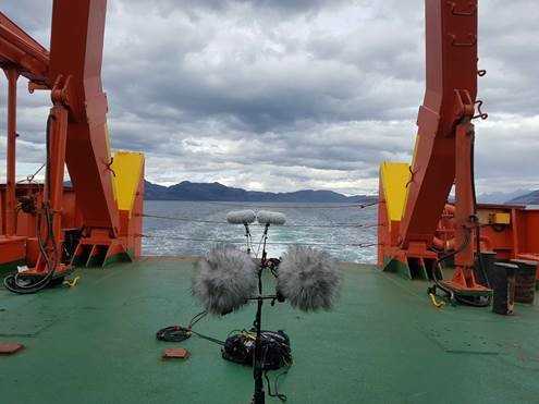 The crew spent six weeks aboard the Spanish Navy's scientific vessel, Hesperides