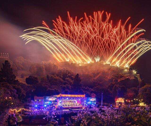 The annual festival finale is one of the largest fireworks concerts in the world