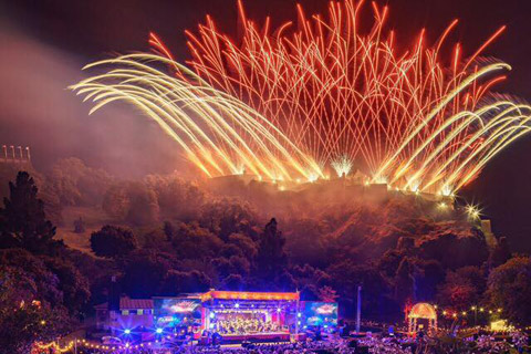 The annual festival finale is one of the largest fireworks concerts in the world