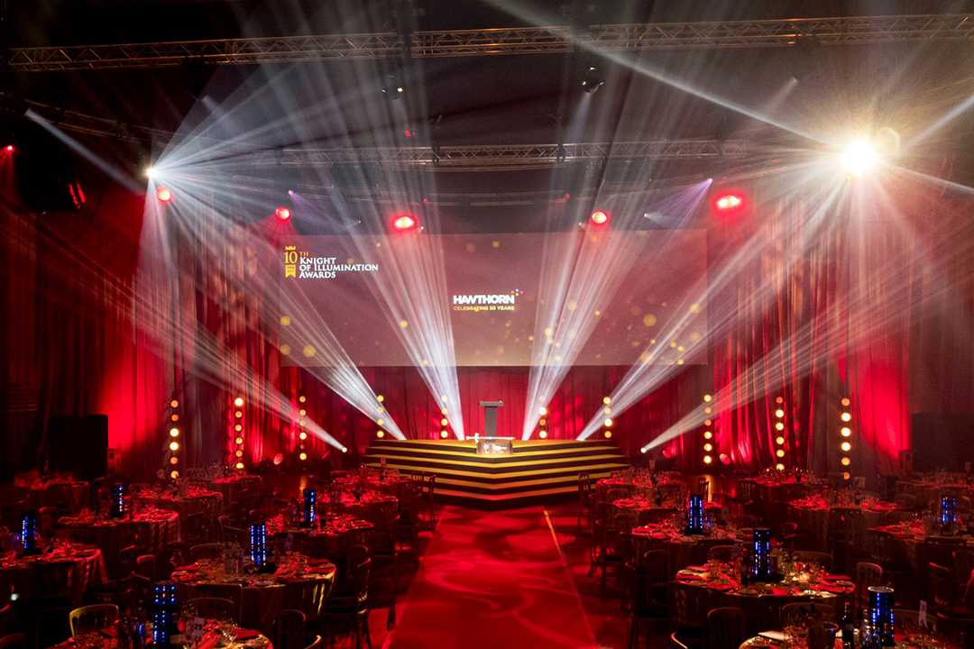 Hawthorn provided full technical production for the occasion Hawthorn provided full technical production for the occasion