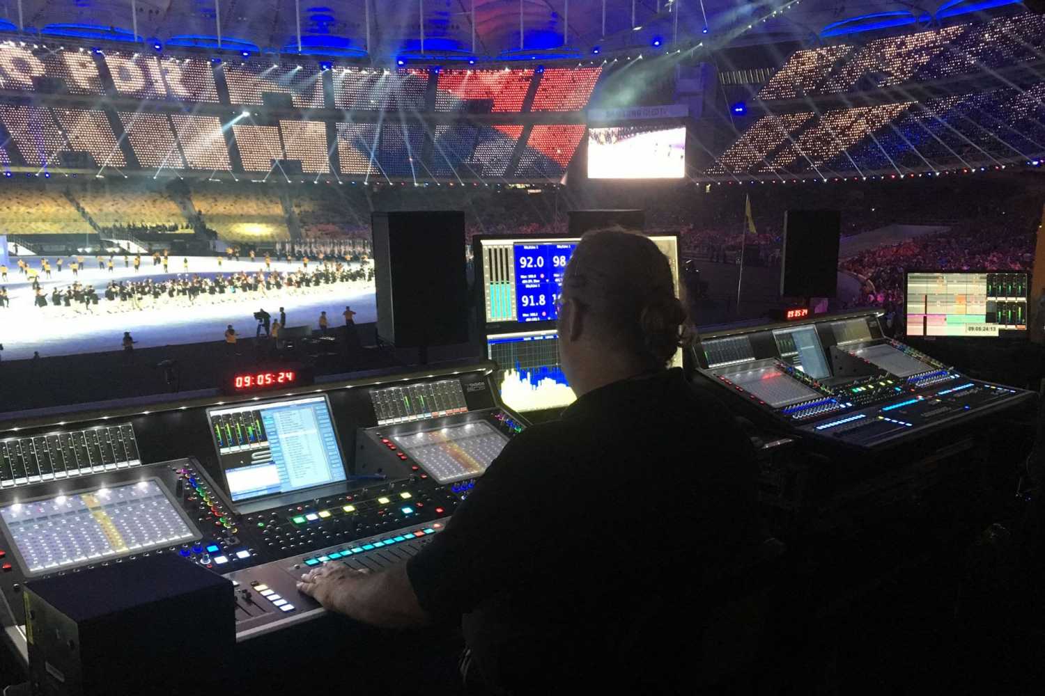 Australia-based Norwest Productions provided the audio for both the opening and closing ceremonies