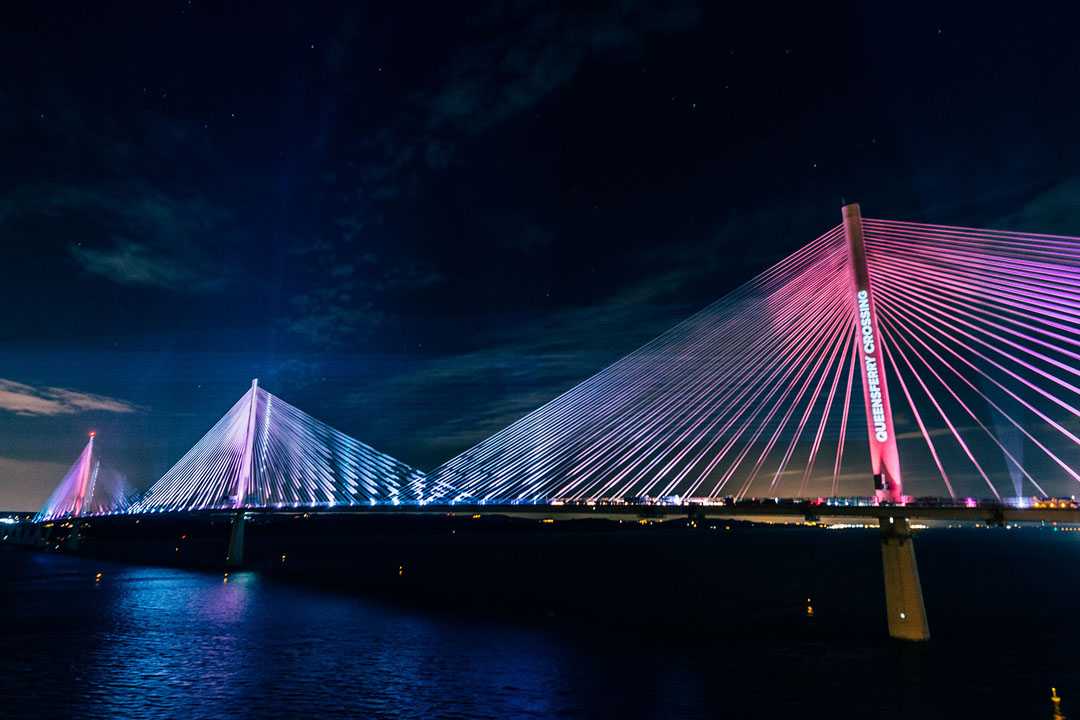 The lighting scheme was designed by event production company JMP Productions (photo: Ryan Buchanan) The lighting scheme was designed by event production company JMP Productions (photo: Ryan Buchanan)