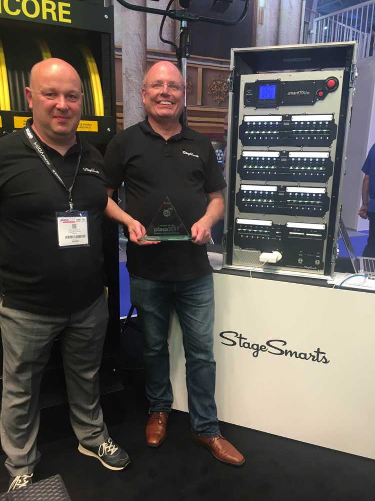 StageSmarts’ Erik Davidson and Mats Karlsson at PLASA 2017