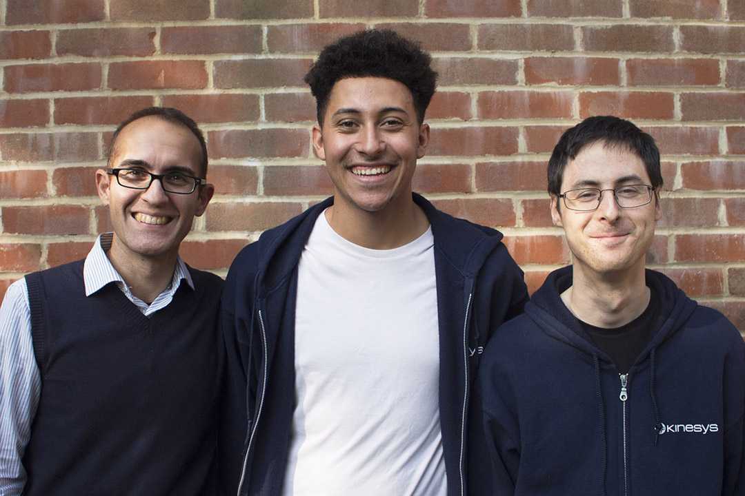 New recruits: Alessandro Manicone, Charlie Felicien and Matthew Daglish