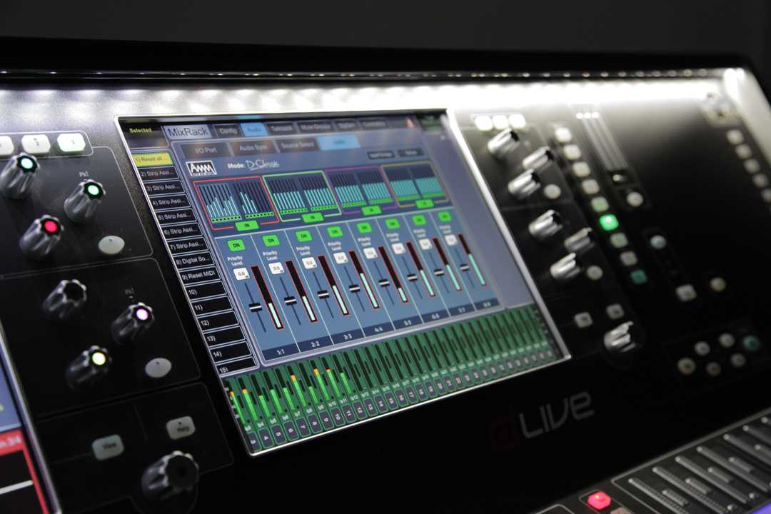 The dLive C3500 Surface running the new AMM feature