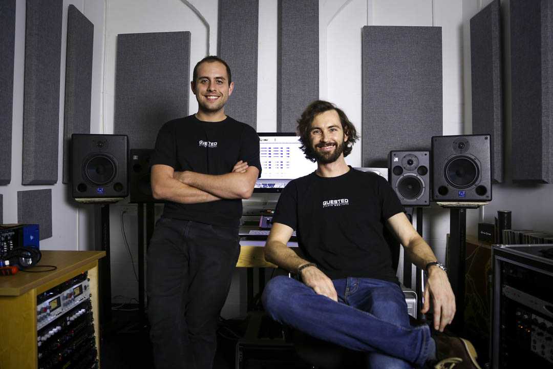 Sound Network’s Adam Pierce (left) and Caleb Hil