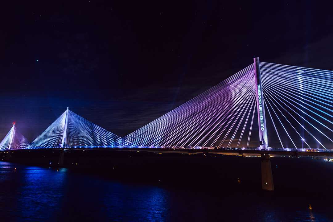 The new £1.35bn Queensferry Crossing bridge (© Ryan Buchanan)