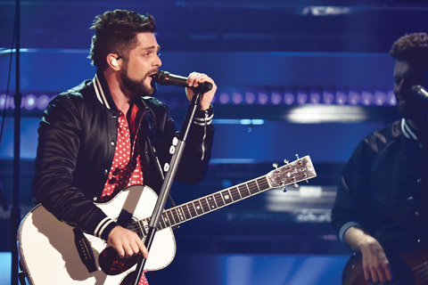 Thomas Rhett performs at the 51st Annual Country Music Association (CMA) Awards