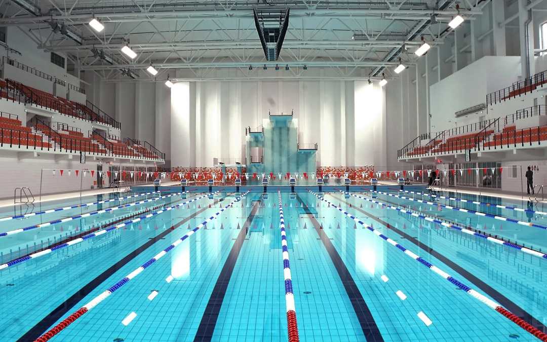 At the centre of Zatoka Sportu is the first 50m indoor swimming pool to be built in Łódź