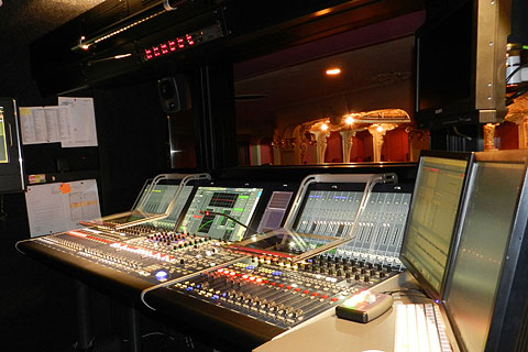 The new Lawo mixing consoles offer 48 faders in the control room and 16 faders at FOH