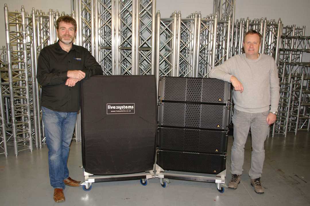 Steve Robb, managing director of Live Systems and Derek Blair, director of the Warehouse