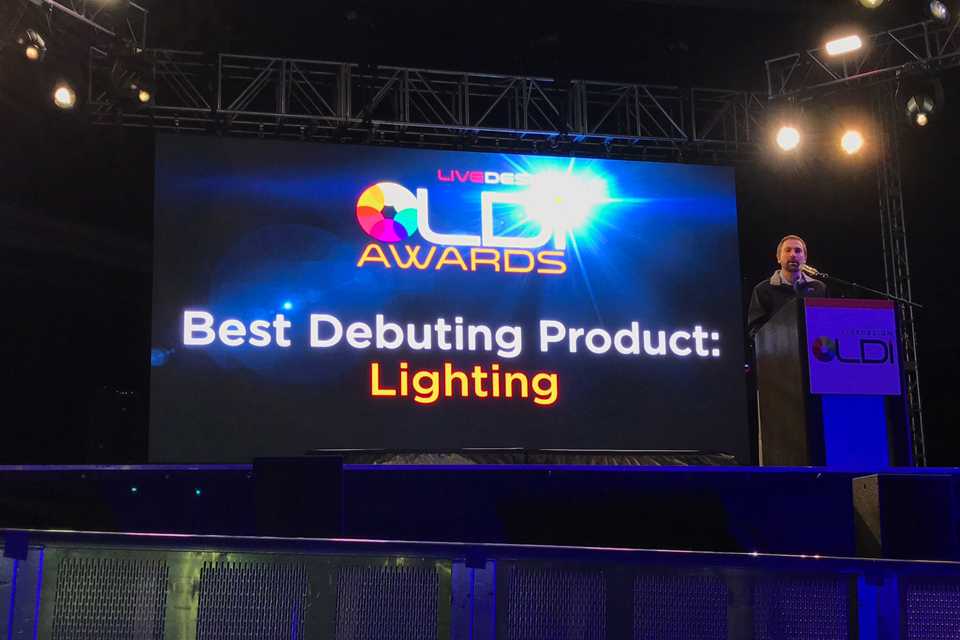 The ColorSource CYC was named Best Debuting Lighting Product award at a ceremony at LDI