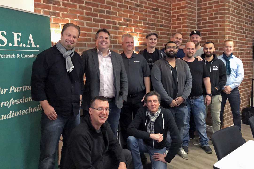 Back: Christian Kirchfeld, Matthias Bremer, Mario Tebbel; middle: Heinz Bouwer, Jamie Ward (Community), Dave Howden (Community), Ajenth Karunaharan, Christian Batzer, Namik Kalyoncu, Alexander Kirchfeld; front: Torsten Roeger, Otto Pfeifer