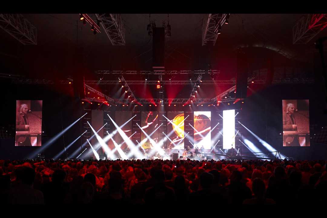 The 40th anniversary concert was staged at Munich’s Olympiahalle.