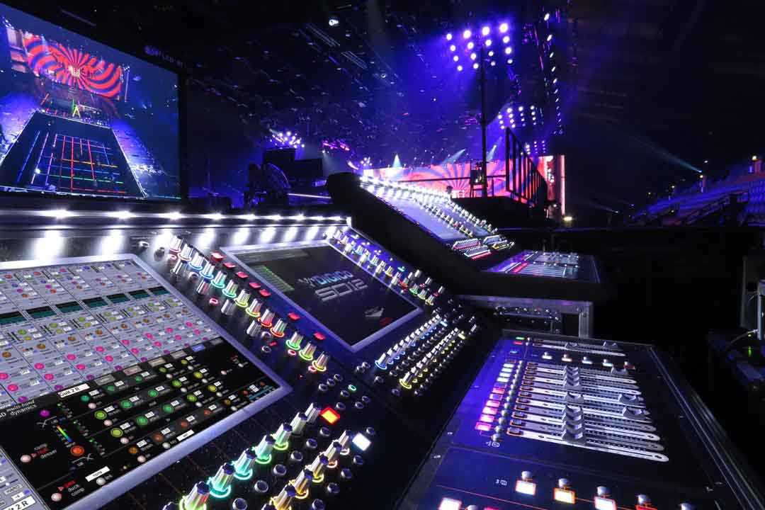 Britannia Row's EMA console deployment has now been condensed mainly to DiGiCo consoles