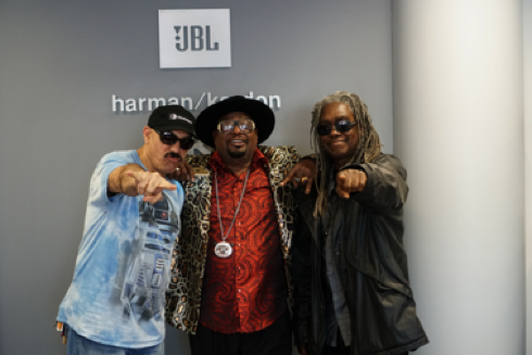 Lige Curry, George Clinton and DeWayne ‘Blackbyrd’ McKnight Lige Curry, George Clinton and DeWayne ‘Blackbyrd’ McKnight