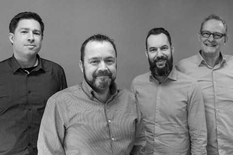 DPA's New German sales team: Mike Brühl, Martin Kaaber, Florian Kresse and Reinhard Stelter