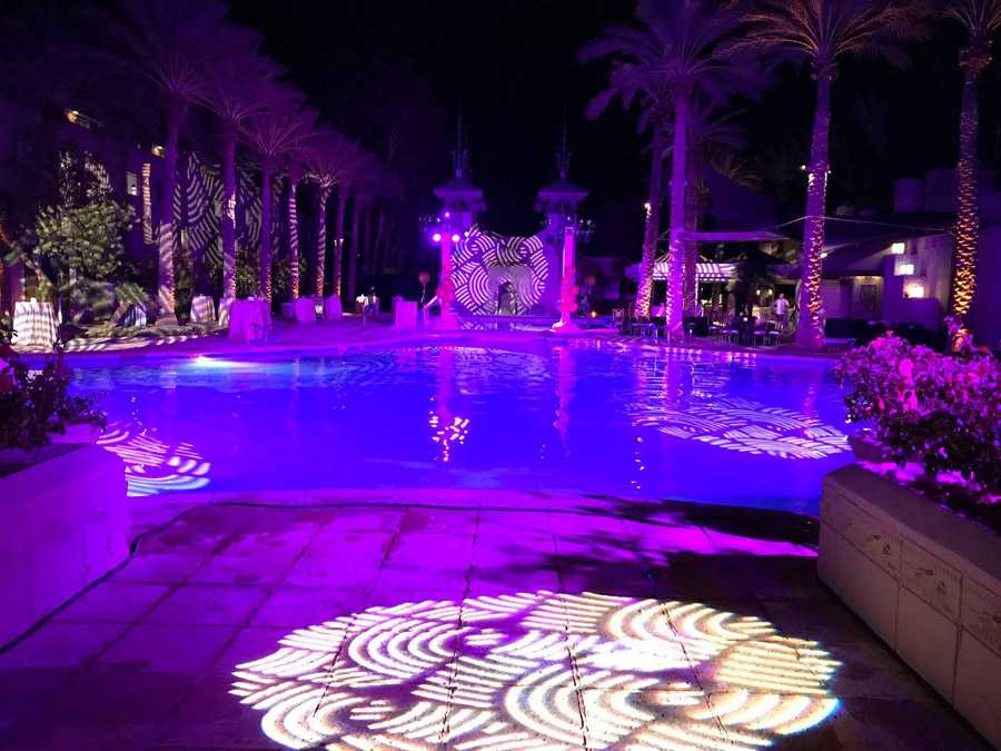 The lighting design featured Maverick and Rogue fixtures from Chauvet Professional. The lighting design featured Maverick and Rogue fixtures from Chauvet Professional.